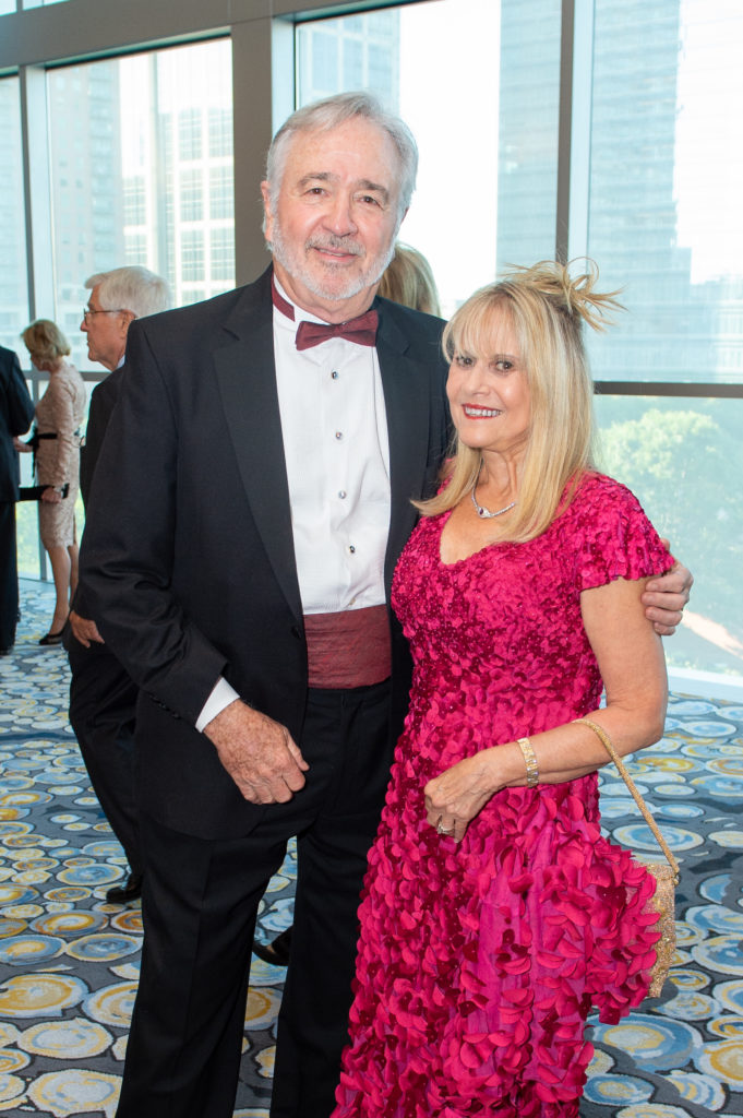 Host committee chairs Michael & Sharon Brier at the HMH LBJ Moral Courage Award Dinner  (Photo by Jacob Power)