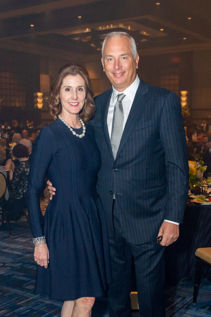 Phoebe & Bobby Tudor at the Lyndon Baines Johnson Moral Courage Award dinner (Photo by Jacob Power)