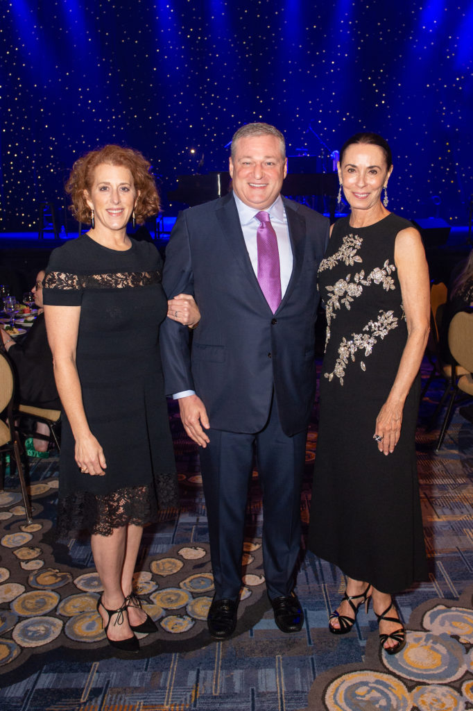 Shelly Hendry, Stuart Smith, Sue Smith at the Lyndon Baines Johnson Moral Courage Award dinner (Photo by Jacob Power)
