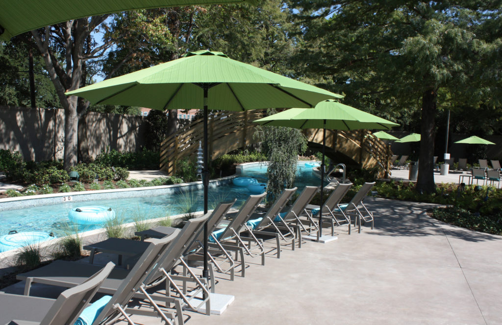 Dine pool-side or enjoy a cabana on the expansive pool deck.