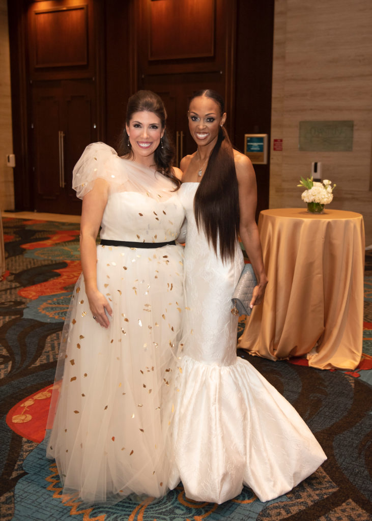 Junior League of Dallas Centennial Co-chair Andrea Cheek and Junior League of Dallas President Christa Sanford (Photo by Tamytha Cameron and Celeste Cass)