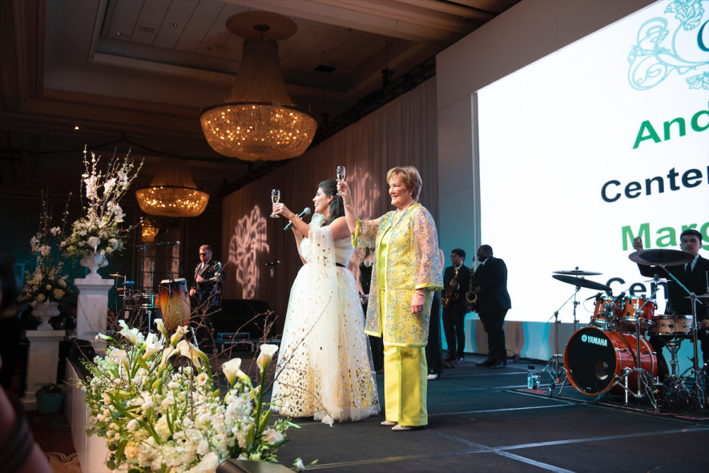 Junior League of Dallas Centennial Co-chairs Andrea Cheek and Margo Goodwin (Photo by Tamytha Cameron and Celeste Cass)