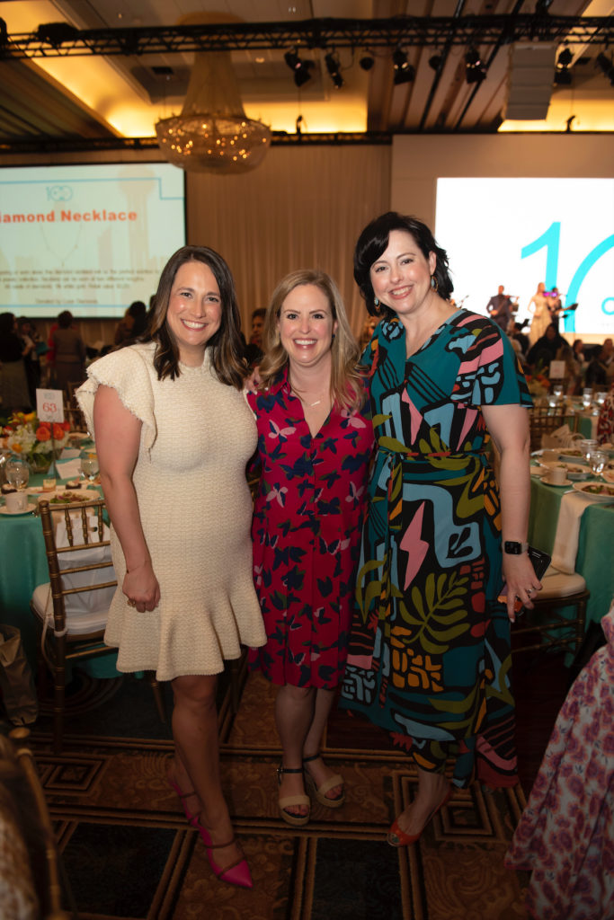 Junior League of Dallas Membership Vice President Courtney Johnson, Junior League of Dallas Community Vice President Dr. Lindsay Davis, and Junior League of Dallas Secretary Kimberly Blanton-Day. (Photo by Tamytha Cameron)