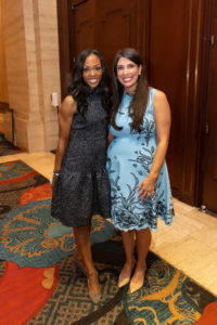 Junior League of Dallas President Christa Sanford and Junior League of Dallas Centennial Co-chair Andrea Cheek