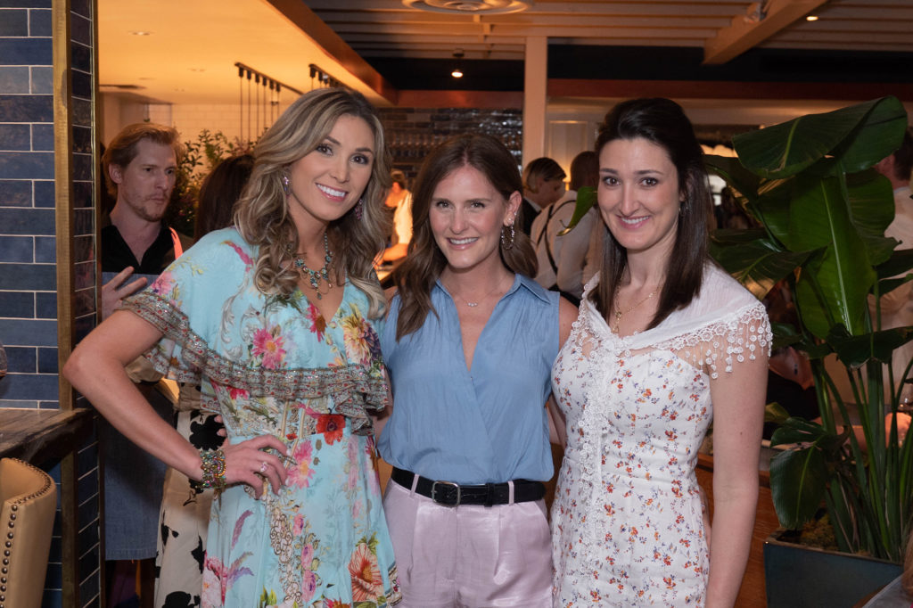 Kamilah Todd, Kelli Comiskey, Elizabeth Abels at Houston Ballet's 'Raising the Barre' at Bludorn (Photo by Wilson Parish)