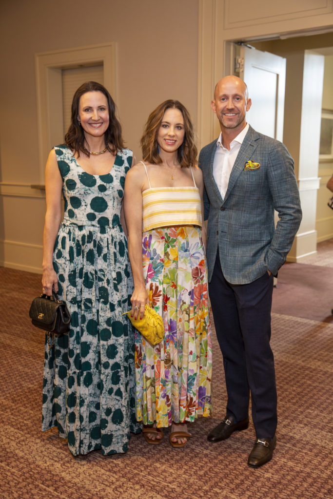Kate Stukenberg, Linsay Radcliffe, Mike Mahlstedt at the Arms Wide Adoption Services luncheon (Photo by Jenny Antill)