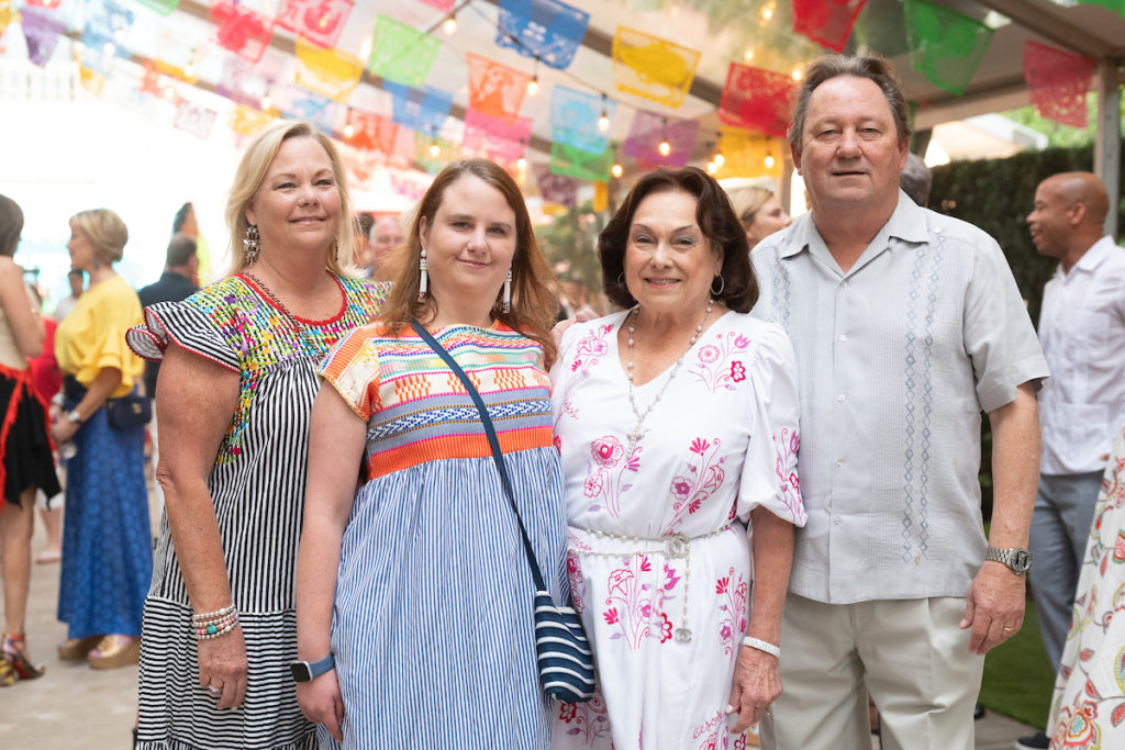 Kathy McCord, Sarah McCord, Rose Cullen, Jody McCord at Legacy Community Health's Cinco de Mayo fundraiser (Photo by Daniel Ortiz)