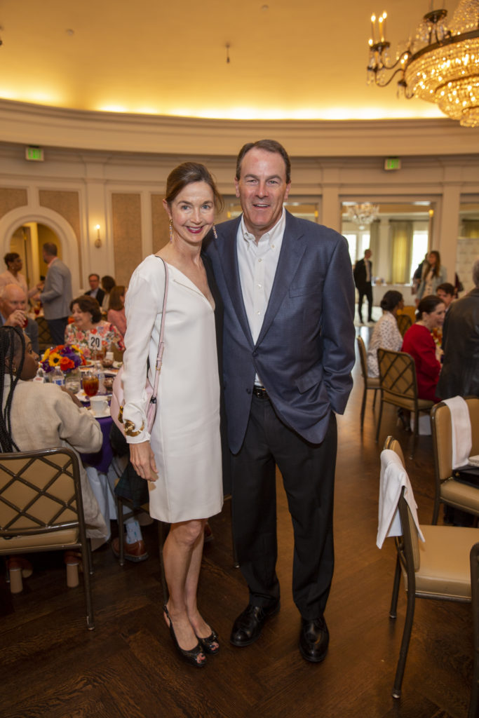 Kelley & Harper Trammell at the DePelchin Children's Center 'Families for Kids' luncheon
