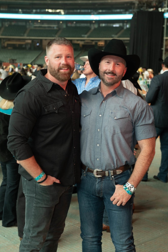 Dr. Kevin Black & Tony Bradfield at the Cattle Baron's Ball at Minute Maid Park
