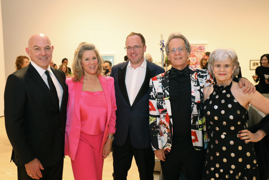 Kevin Longe, Linda Briggs, Hesse McGraw, Tom Van Laan, Ruth Dreessen at the CAMH 'Secret Underground' gala (Photo by Priscilla Dickson)