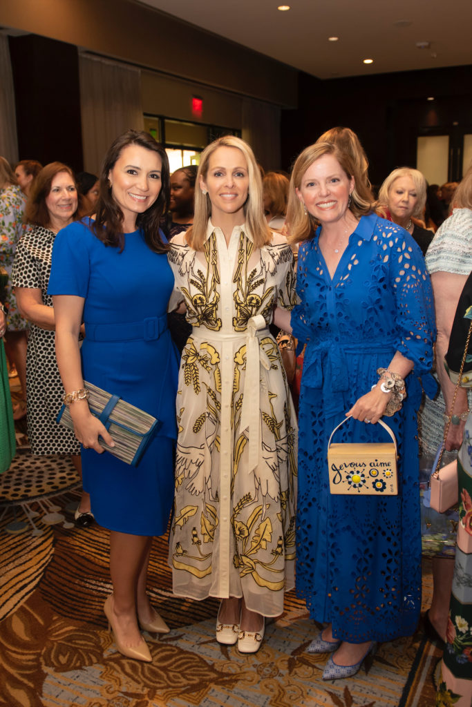 Kim Schlegel Whitman, Centennial Milestones Luncheon Emcee Meredith Land, and Alli Eagan. (Photo by Tamytha Cameron)