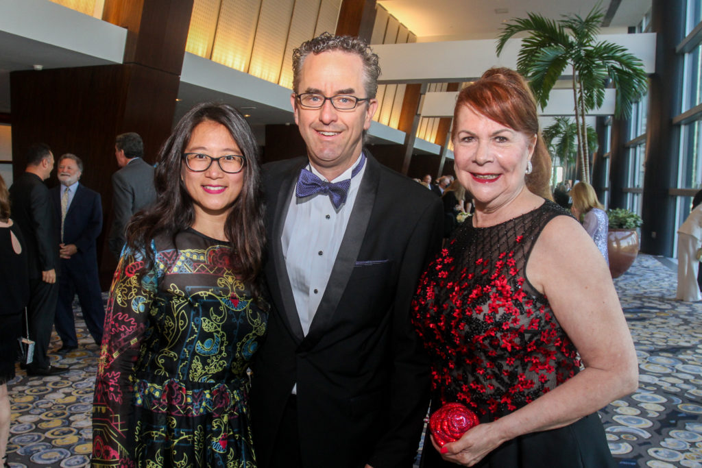 Corey Tu & Andrew Davis, Barbara Van Postman HMH LBJ Moral Courage Award Dinner (Photo by Gary Fountain)