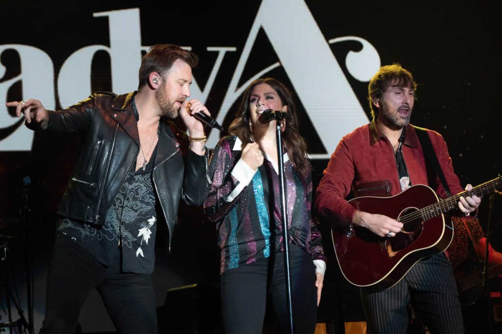 Lady A performs at the Cattle Baron’s Ball at Minute Maid Park