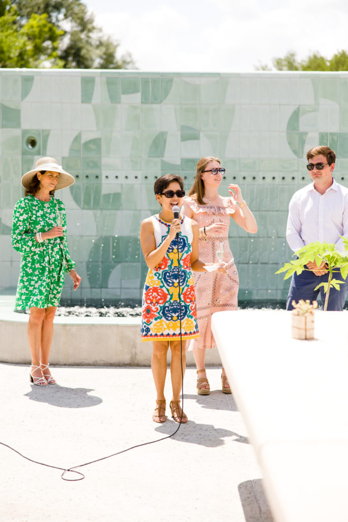 Laura Moore Wheless, Claudia Gee Vassar, Catherine Clay, Will Clay at Houston Botanic Garden (Photo by Hung L. Truong Photography )