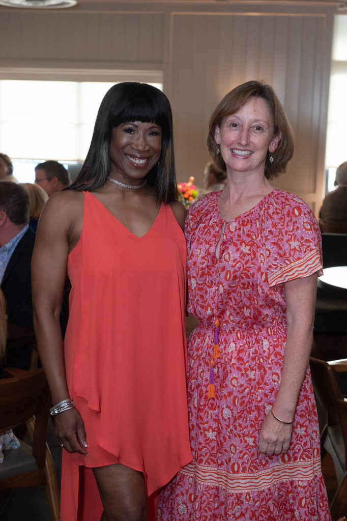 Lauren Anderson, Jennifer Sommers at Houston Ballet's 'Raising the Barre' fundraiser held at Bludorn (Photo by Wilson Parish)
