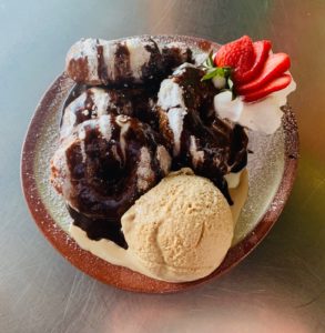Lili’s Donuts is a favorite dessert for the table.