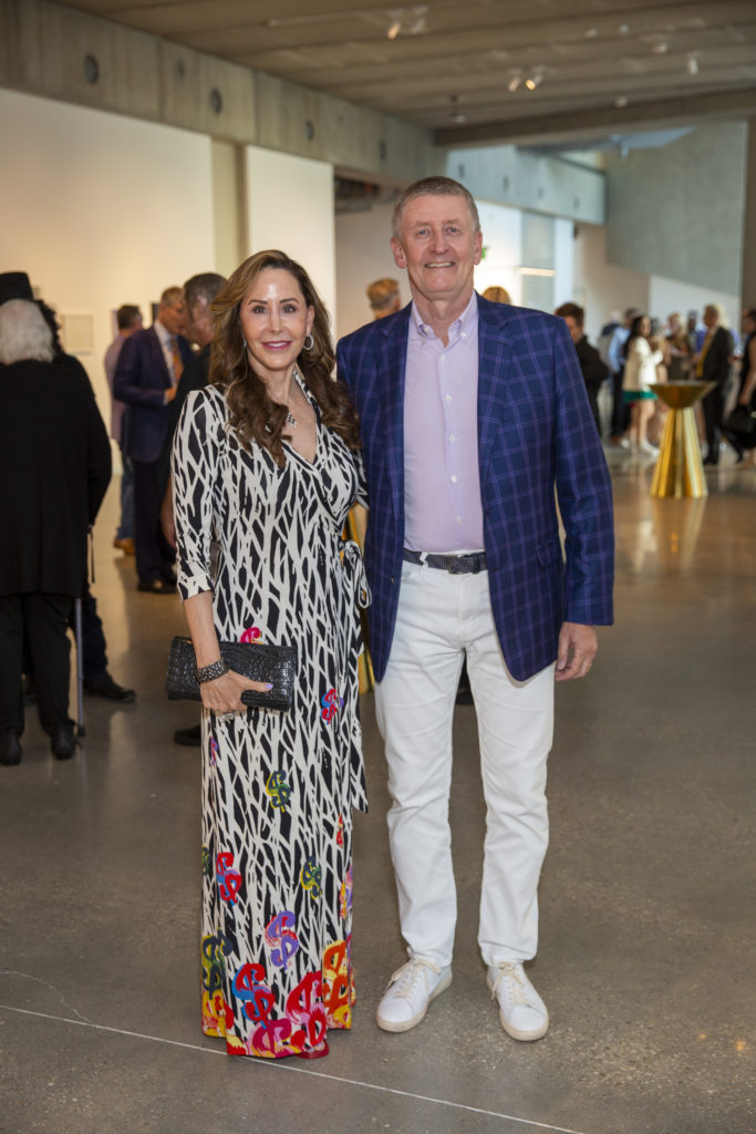 Liz & Tom Glanville at the MFAH Glassell School MTV-themed gala (Photo by Jenny Antill Clifton)