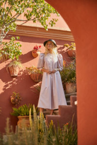 Lyle Dress – Dusty Pink- Hunter Bell NYC5