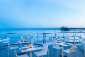 Dining at Carbon Beach Club at twilight