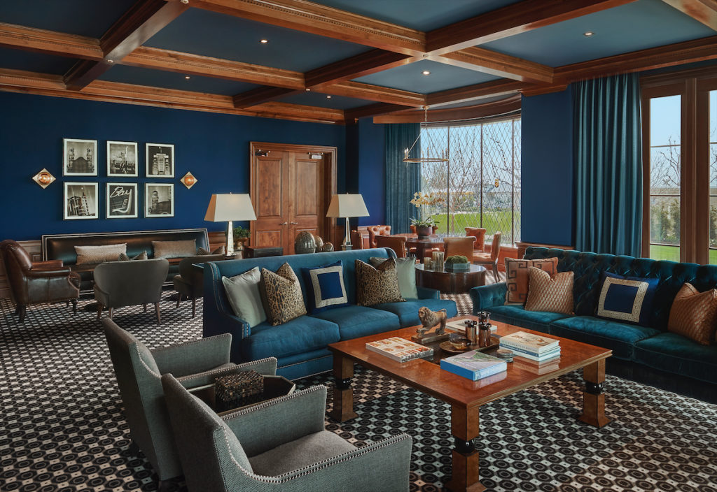 The study in the Manor House. 