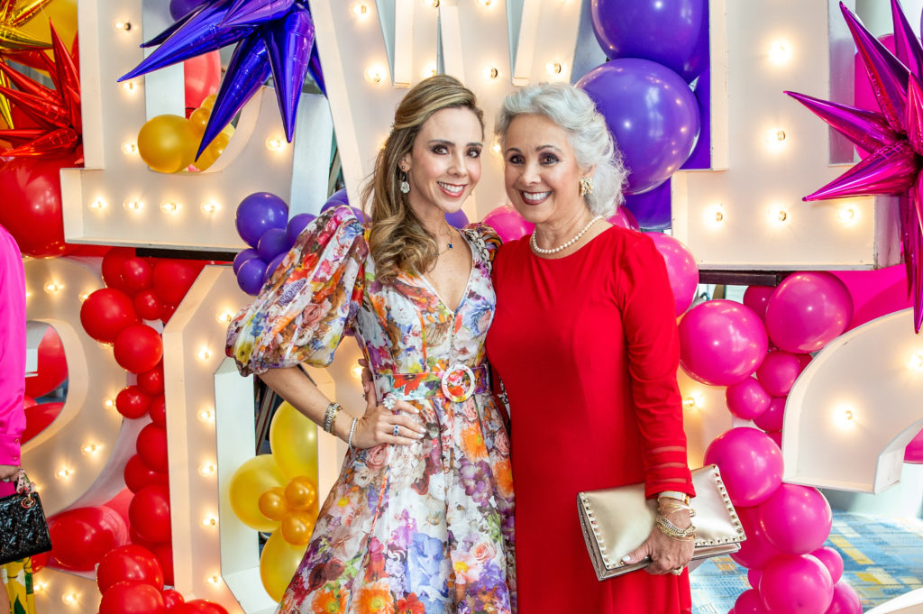 Maria Teressa Vidal, Maria Morales at the Latin Women's Initiative 20th anniversary luncheon (Photo by Jacob Power)