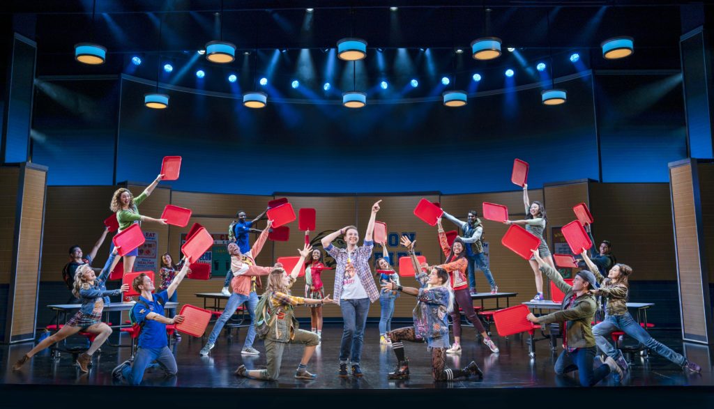 Mean Girls takes a comic anthropological look at high school cliques. (Photo by Joan Marcus)