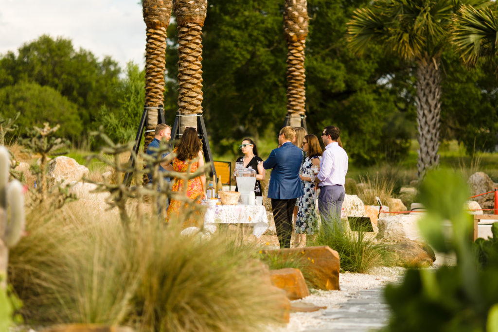 Mezcal tasting at The Secret Garden Party held at Houston Botanic Garden