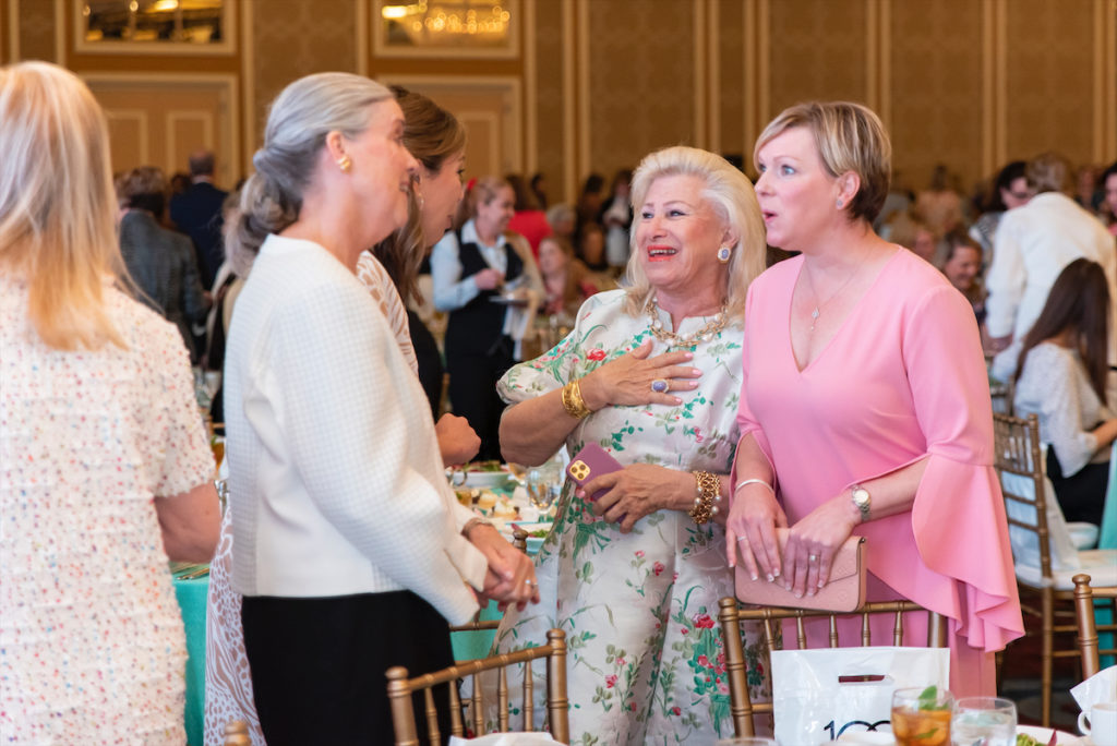 Candid photo from the Junior League of Dallas Centennial Milestones  Luncheon. (Photo by Celeste Cass)