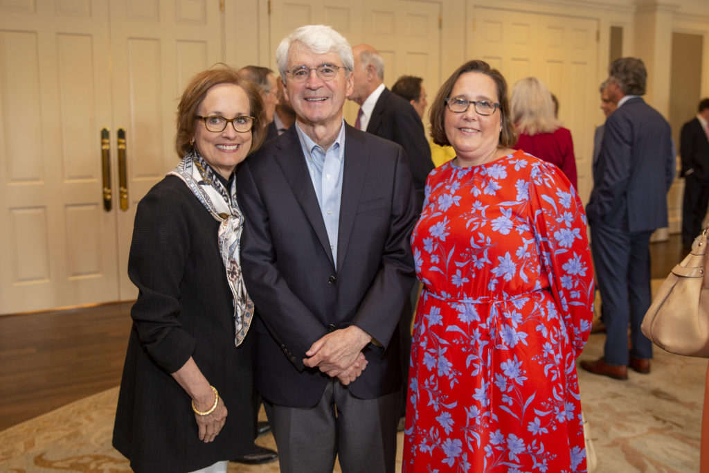 Pam & Murray Brasseux, Karen Davis at the DePelchin Children's Center 'Families for Kids' luncheon