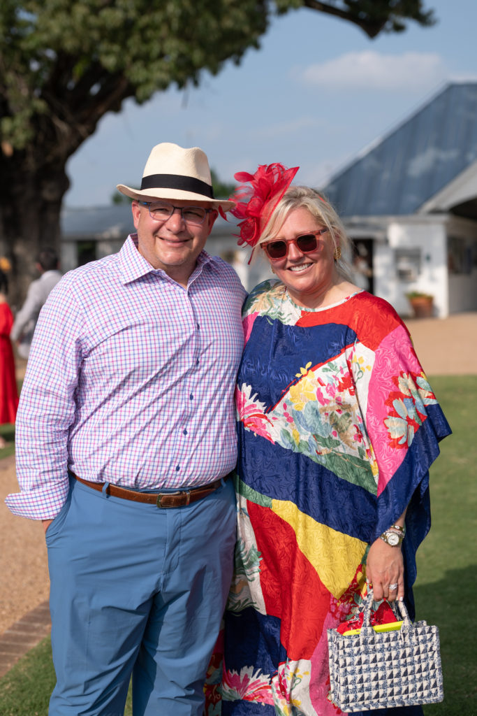 Patrick & Meredith Chastang  at the Bo's Place 'Hats, Hearts & Horseshoes' benefit at Houston Polo Club. (Photo by Daniel Ortiz)