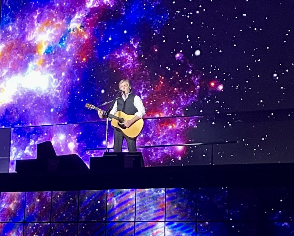 Paul McCartney – Fort Worth’s Dickie’s Arena was his only Texas stop on the Got Back Tour. Photo by Courtney Dabney.