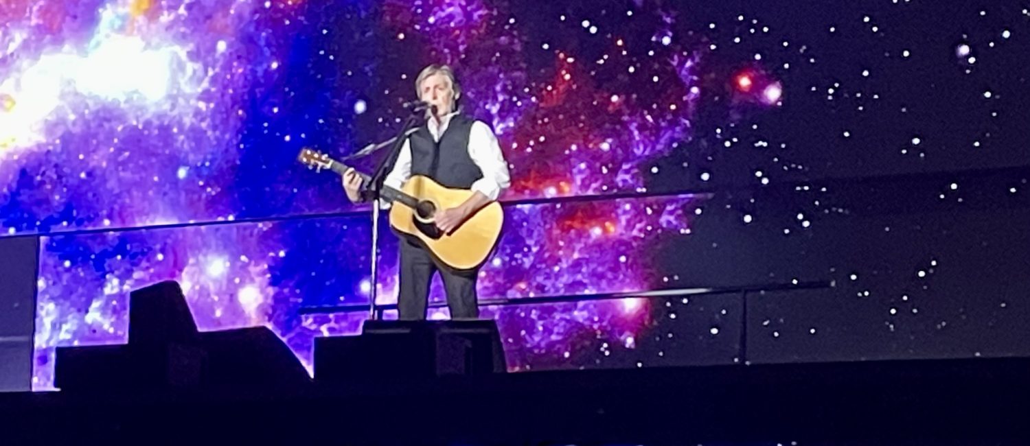 Paul McCartney – Fort Worth’s Dickie’s Arena was his only Texas stop on the Got Back Tour. Photo by Courtney Dabney.