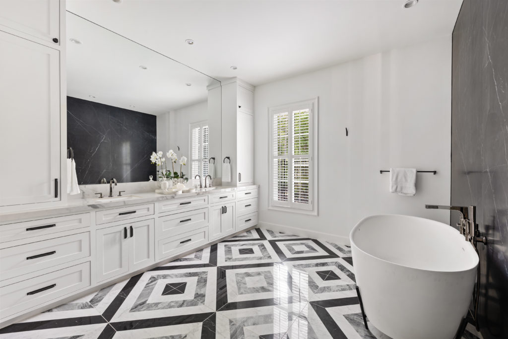 The home was recently remodeled by JPS Craftsman and Construction.