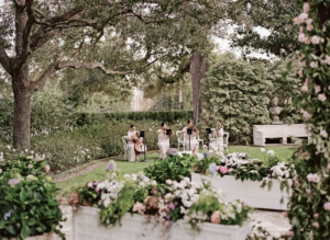 Meredith Flores and Mason Barker's wedding was an outdoor dream. (Photo by John Cain Photography)