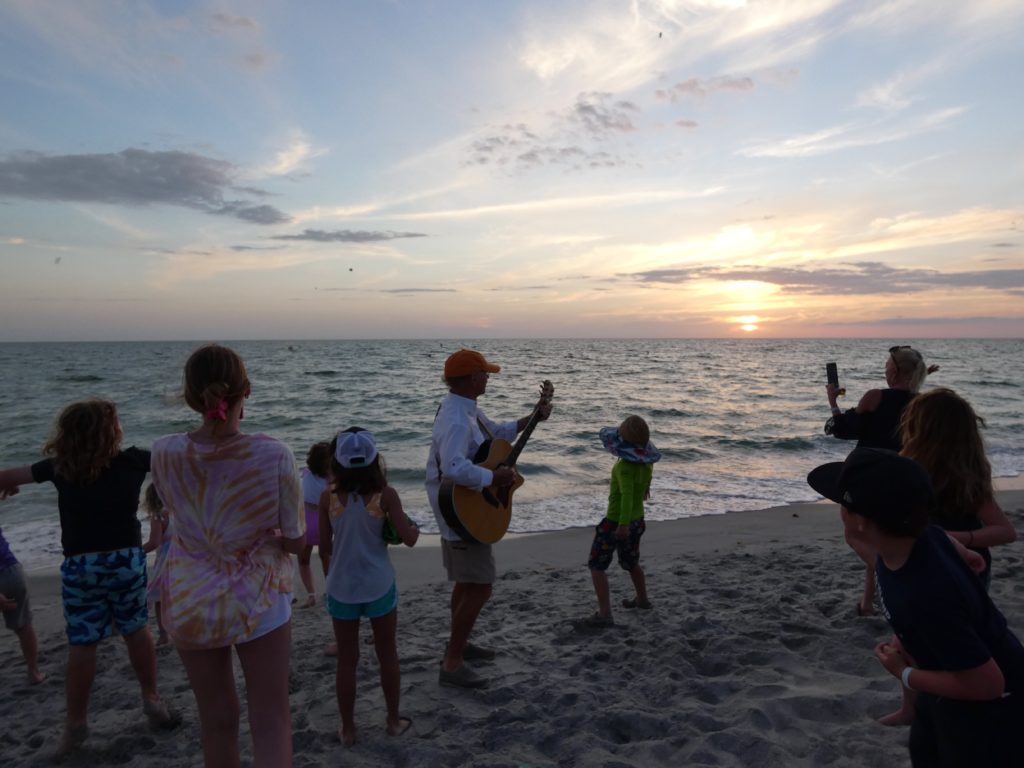 For a South Seas Resort tradition, throw a shell into the waves a sunset and make a wish. (Photo by Tarra Gaines)