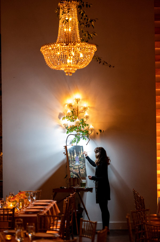 Perry Oster and Sarah Harris' wedding was a celebration. (Photo by Chris Bailey Photography)