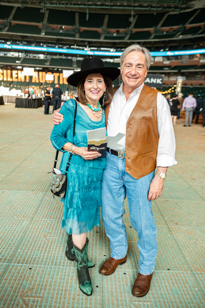 Susie & Paul Gold at the Cattle Baron's Ball at Minute Maid Park