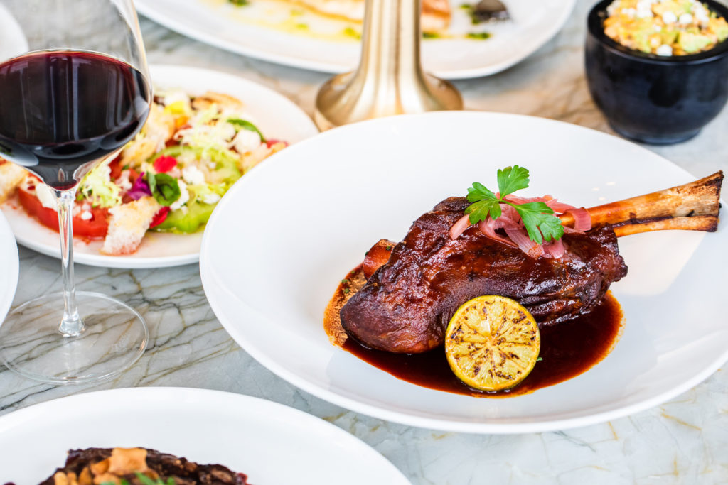 A hearty lamb shank barbacoa graces the new menu created by Jesus "JB" Babaran. (Photo by Rebecca Wright)