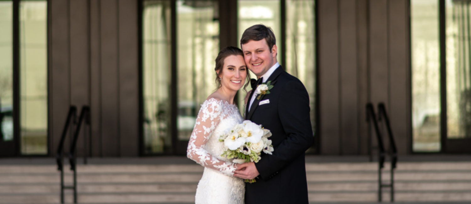 Perry Oster and Sarah Harris' wedding was a celebration. (Photo by Chris Bailey Photography)