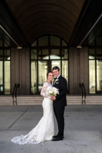 Perry Oster and Sarah Harris' wedding was a celebration. (Photo by Chris Bailey Photography)