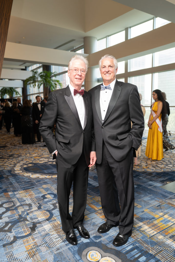 Dr. Bert Edmundson, David Harvey at the UST 75th anniversary gala. (Photo by Daniel Ortiz)