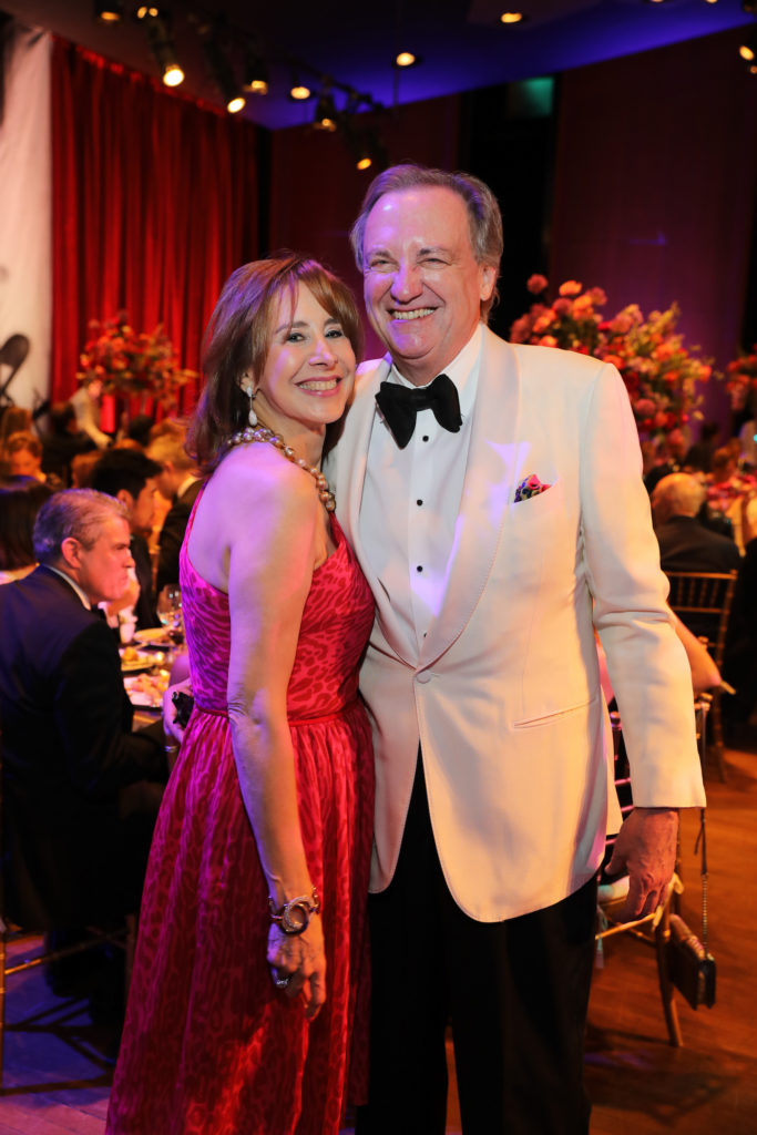Vicki West, Ralph Burch at the Houston Symphony Wine Dinner and Collector's Auction (Photo by Priscilla Dickson)