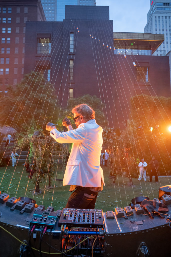 William Close of Earth Harp (Photo by Bruno) 