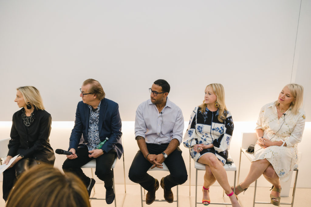 Laurann Claridge, chef Robert Del Grande, chef Chris Williams, Courtnay Tartt Elias, Gin Braverman (Photo by Johnny Than)