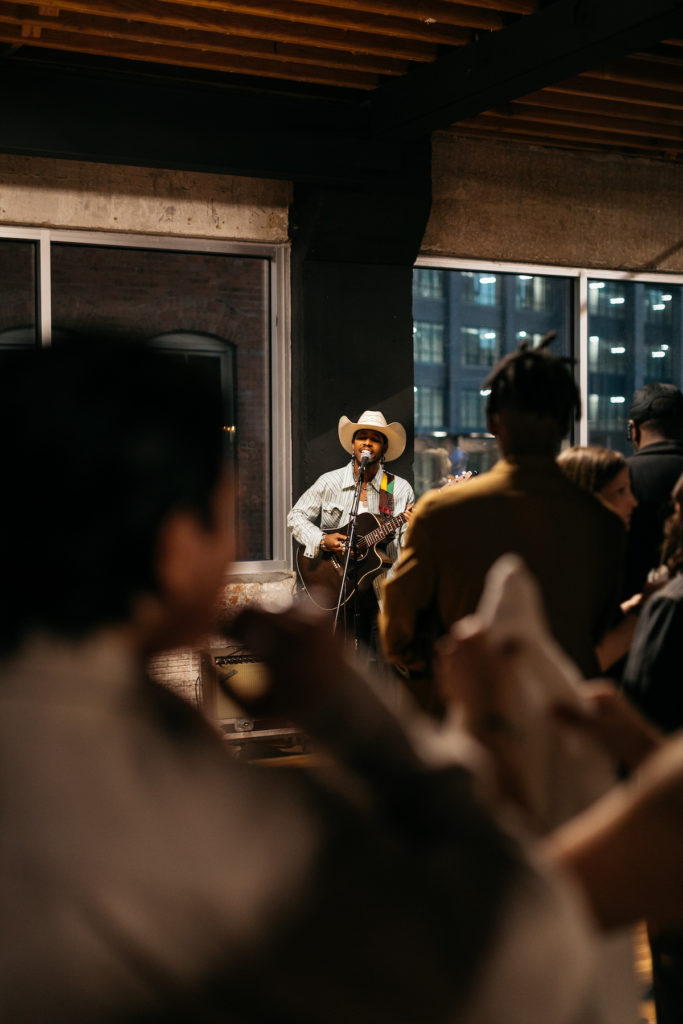 A surprise performance by Dallas up-and-comer Angel White. (Photo by Rebecca Patton of Beckley)