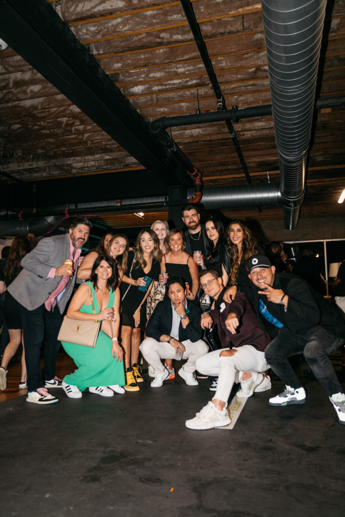 Inside the 2022 Sneaker Soirée in Dallas' East Quarter. (Photo by Rebecca Patton of Beckley)