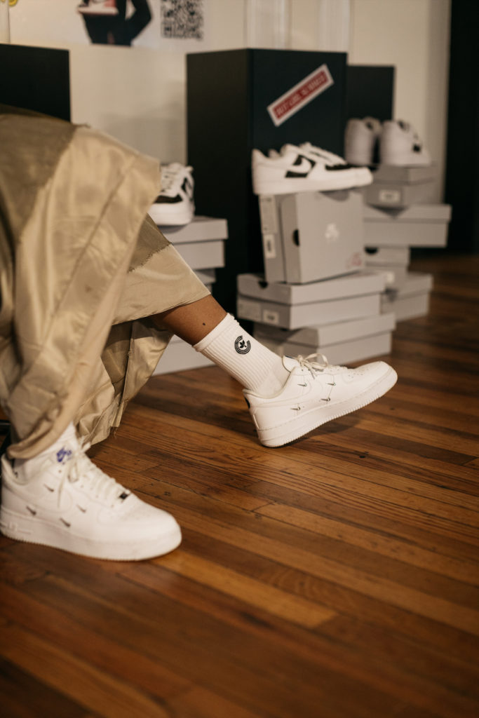 Inside the 2022 Sneaker Soirée in Dallas' East Quarter. (Photo by Rebecca Patton of Beckley)