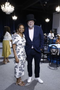 1. Honoree Dr. Melanie Johnson, CAR president & CEO Dr. Bob Sanborn (Photo by Quy Tran)