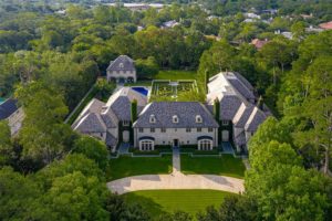 The sale of 120 Carnarvon for more than $20 million is an MLS record in the Houston single family home market. (Photo by Nathan Schroder/Douglas Elliman)