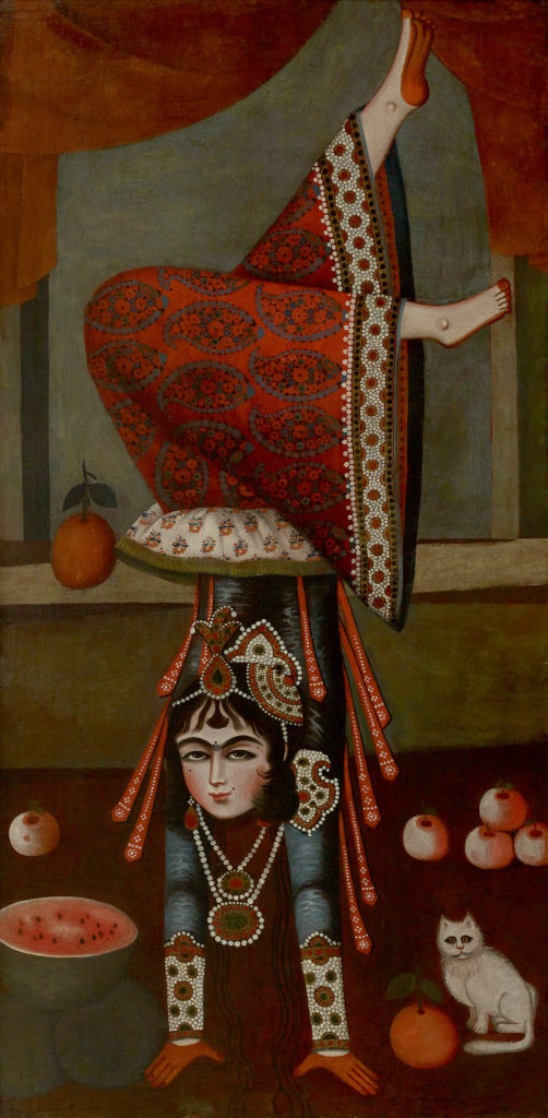 Female tumbler, Iran, early 19th century